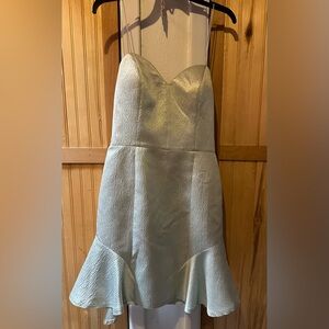 20. SALE-NWT-Sky Gray Strap/Strapless Dress Designer Erin Fetherston